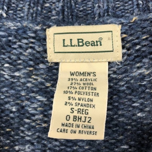 L.L. Bean Navy Women's Knit Cardigan - Picture 3 of 14